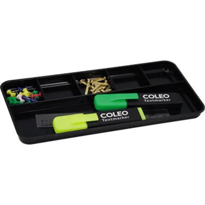 Westcott Stiftschale 25 x 1,6 x 12 cm (B x H x T) Polystyrol schwarz 6 Fächer Westcott Stiftschale 25 x 1,6 x 12 cm (B x H x T) Polystyrol schwarz 6 Fächer