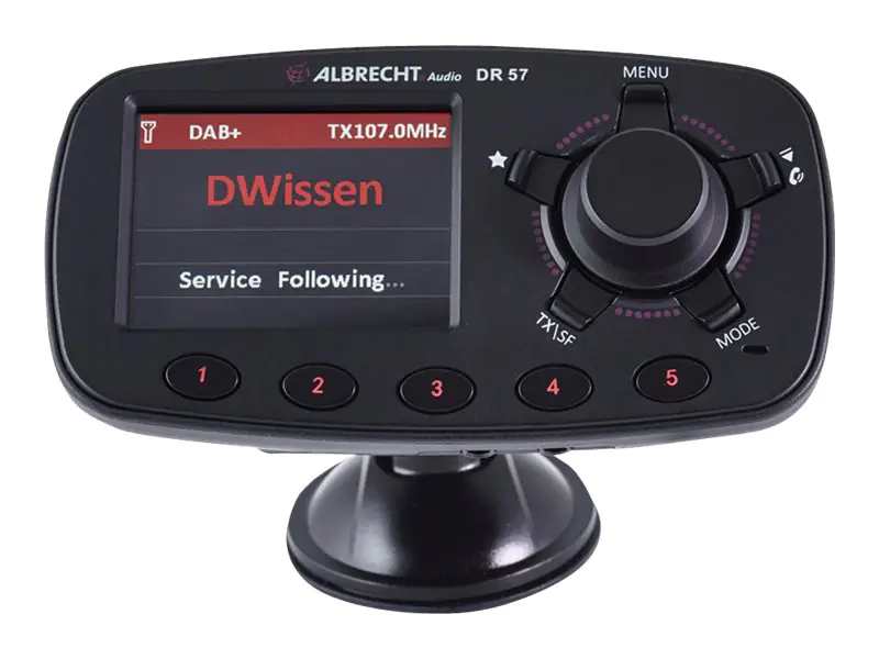 Albrecht DR 57 - DAB+/Bluetooth-Freisprecheinrichtung/FM-Transmitter für Handy