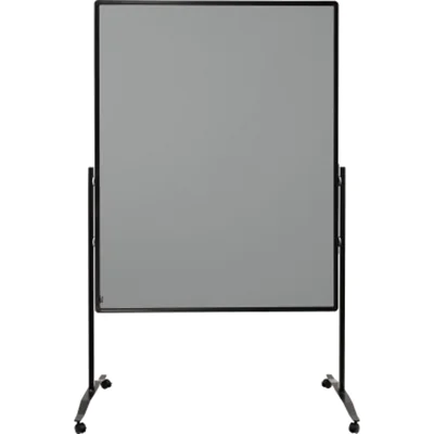 LEGAMASTER PREMIUM PLUS Moderationswand 150x120cm grau, Grau, Aluminium, Schwarz, 1200 mm, 1500 mm, 1500 mm 7-204510