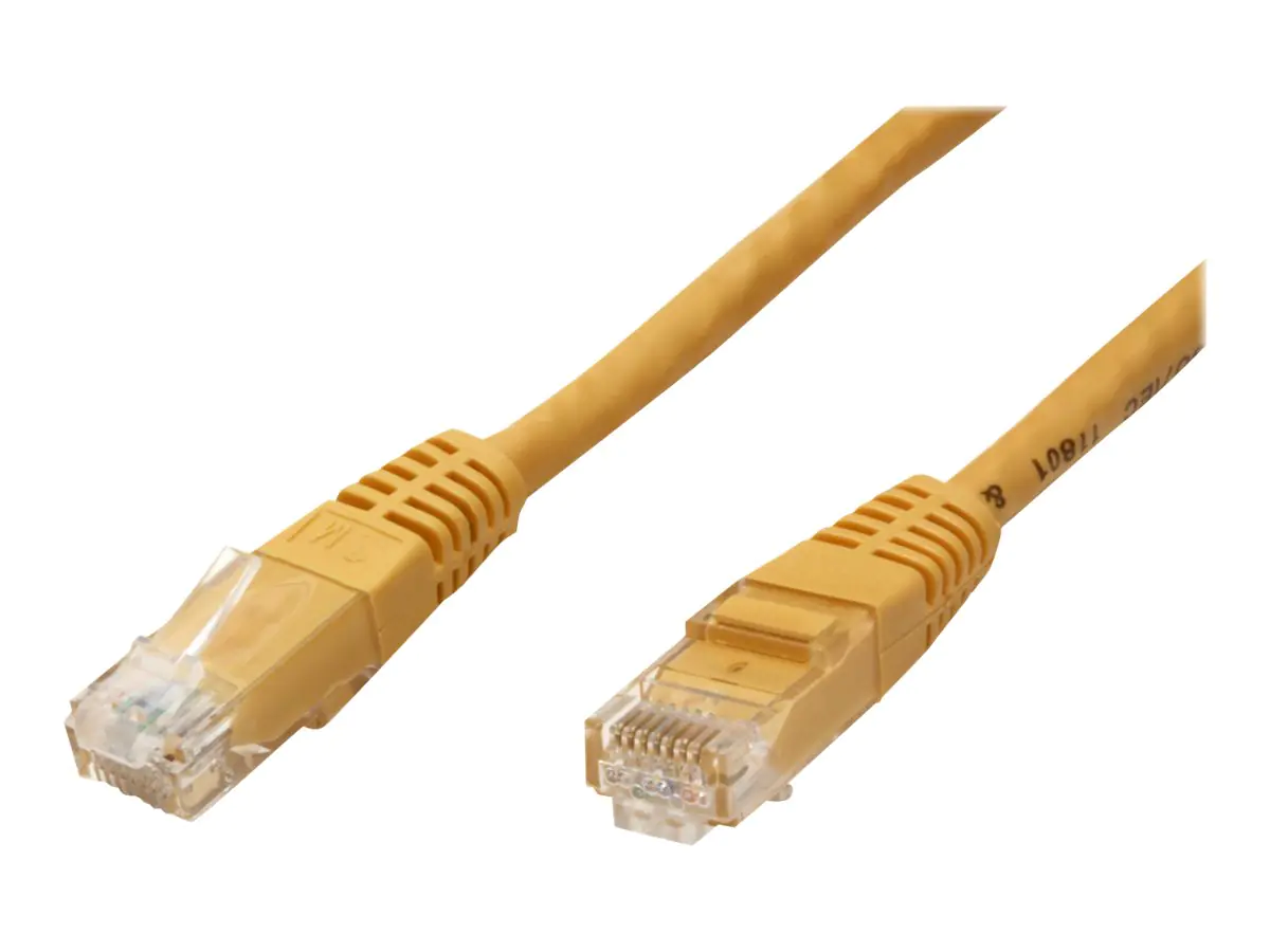 VALUE - Patch-Kabel - RJ-45 (M) zu RJ-45 (M) - 2 m - UTP - CAT 6 - geformt, verseilt - Gelb VALUE - Patch-Kabel - RJ-45 (M) zu RJ-45 (M) - 2 m - UTP - CAT 6 - geformt, verseilt - Gelb
