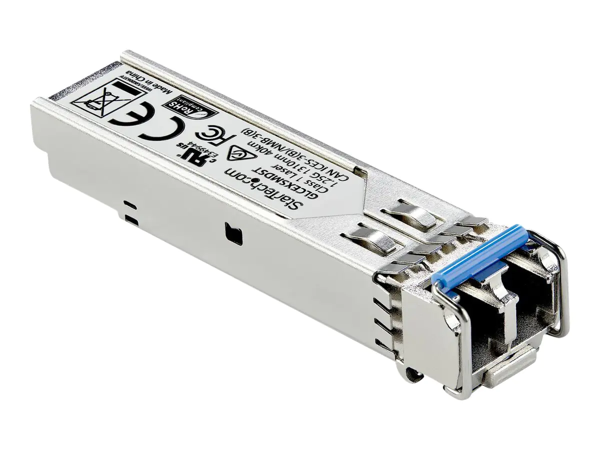 StarTech Cisco GLC-EX-SMD kompatibel SFP - Gigabit Fiber 1000Base-EX SFP Transceiver Modul - SM LC - 40km - 1310nm - SFP (Mini-GBIC)-Transceiver-Modul (gleichwertig mit: Cisco GLC-EX-SMD) - GigE - 1000Base-EX - LC Single-Modus - bis zu 40 km - 1310 nm