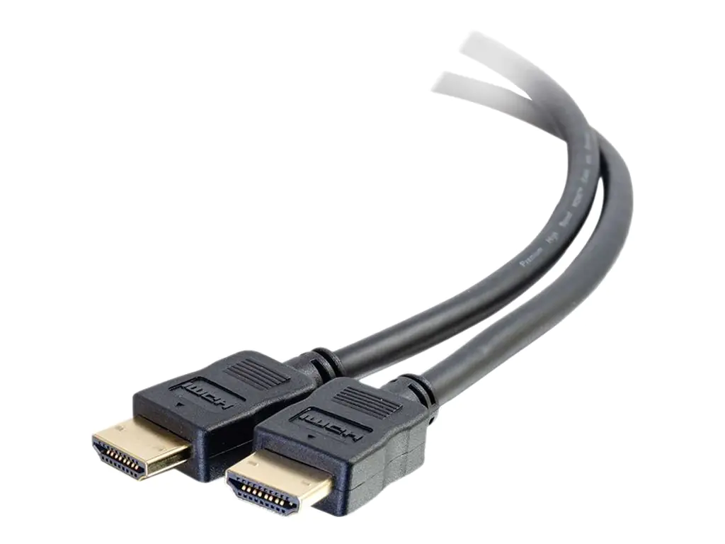 C2G Performance Series 6ft 4K HDMI Cable - High Speed HDMI - In-Wall CMG Rated - 4K 60Hz - HDMI-Kabel mit Ethernet - HDMI männlich zu HDMI männlich - 1.83 m - abgeschirmt - Schwarz - 4K Unterstützung
