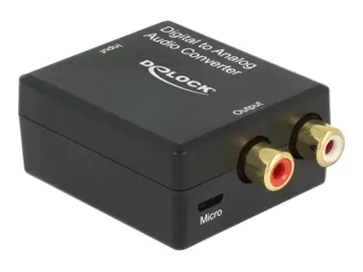 Delock Digital-Analog-Audiowandler - Schwarz