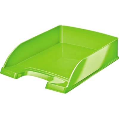 Leitz Briefablage WOW Plus 52263054 DIN A4 stapelbar PS grün Leitz Briefablage WOW Plus 52263054 DIN A4 stapelbar PS grün