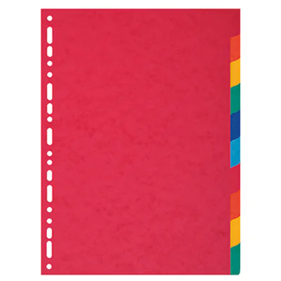 Exacompta Register Nature Future 1410E DIN A4 10teilig blanko farbig