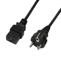 LogiLink CP152 - 1,8 m - CEE7/7 - IEC C19 - 250 V - Schwarz