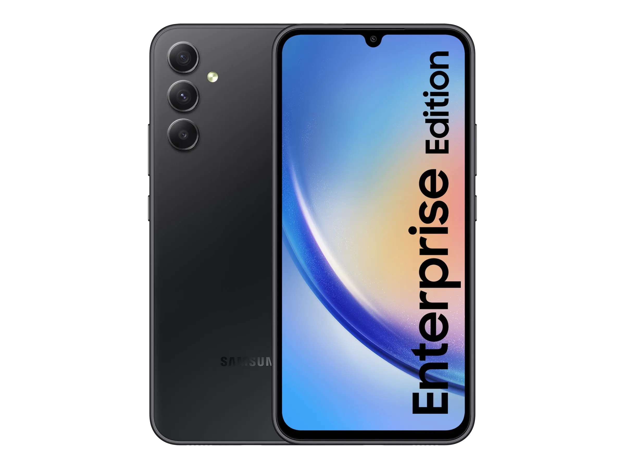 Samsung Galaxy A34 5G - Enterprise Edition - 5G Smartphone - Dual-SIM - RAM 6 GB / Interner Speicher 128 GB - microSD slot - OLED-Display - 6.6" - 2340 x 1080 Pixel (120 Hz) - Triple-Kamera 48 MP, 8 MP, 5 MP - front camera 13 MP - awesome graphite