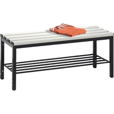 C+P Umkleidebank 8050010S10007 Schuhrost 420x1000x353mm sgr/lgr