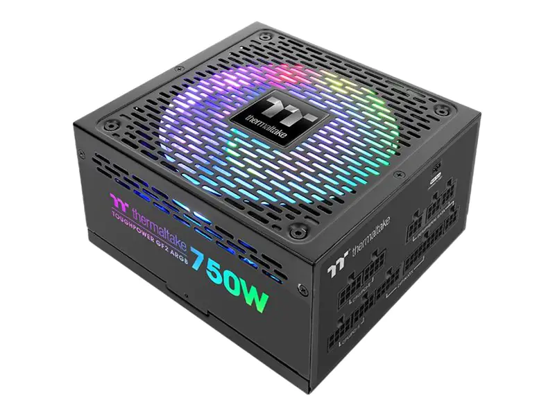 Thermaltake ToughPower GF2 ARGB TTP-850AH3FSG-A - TT Premium Edition - Netzteil (intern) - ATX12V - 80 PLUS Gold - 850 Watt - aktive PFC - Schwarz