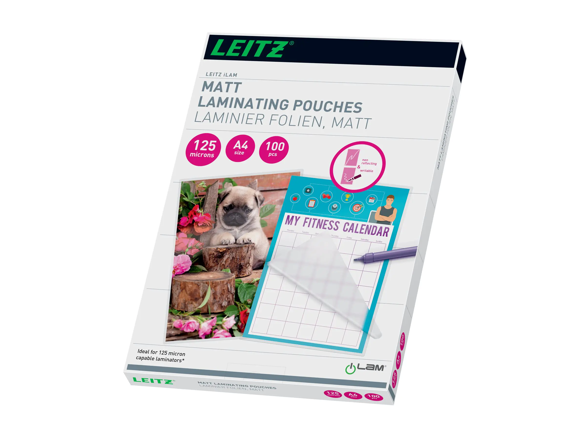 Leitz Folientasche 16926 125mic A4 seidenmatt 100 St./Pack.