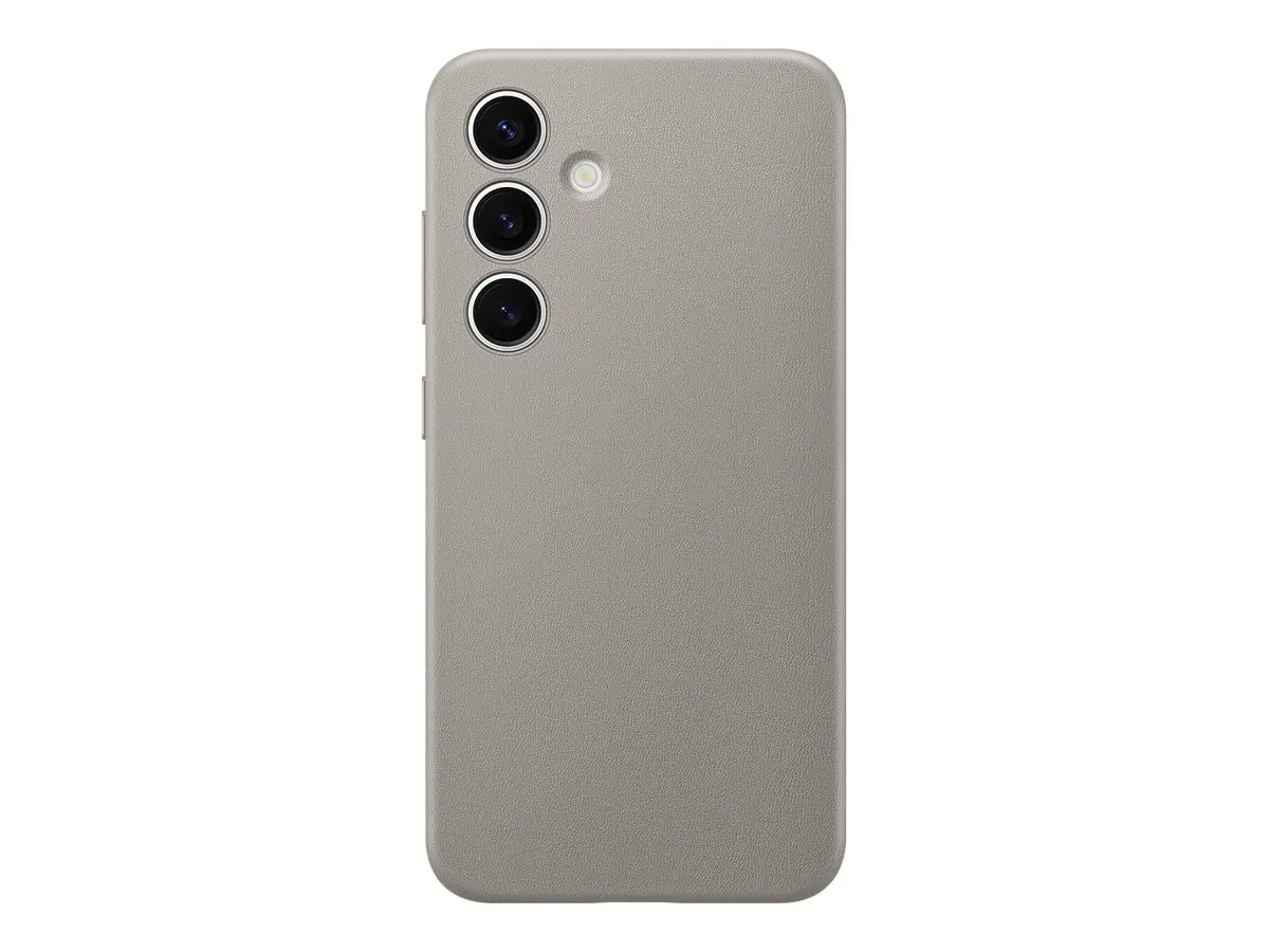 Samsung GP-FPS921HCA - Hintere Abdeckung für Mobiltelefon - veganes Leder - Taupe - für Galaxy S24