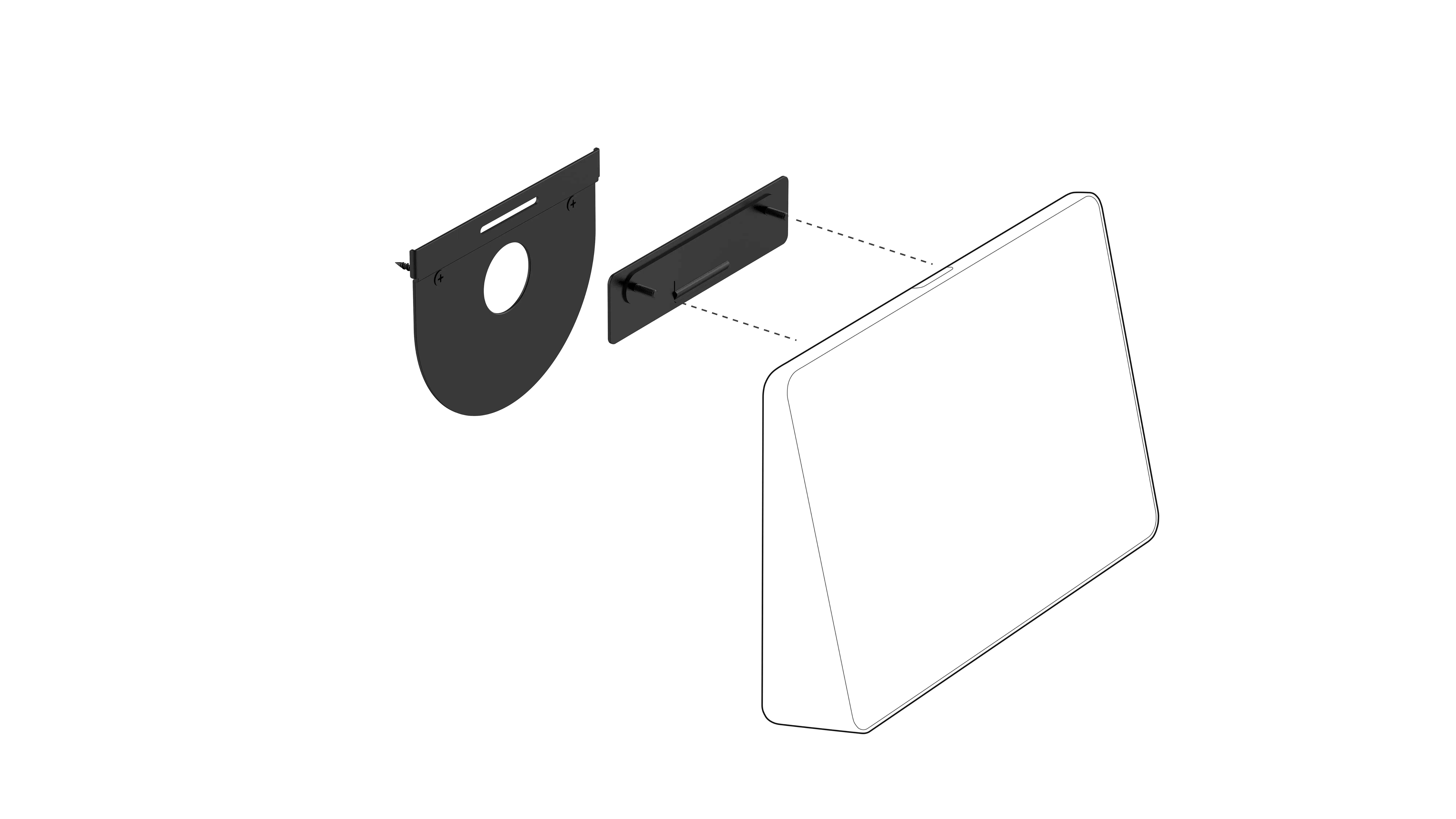 Logitech Tap Wall Mount - Montagekit für Videokonferenz-Controller 939-001817