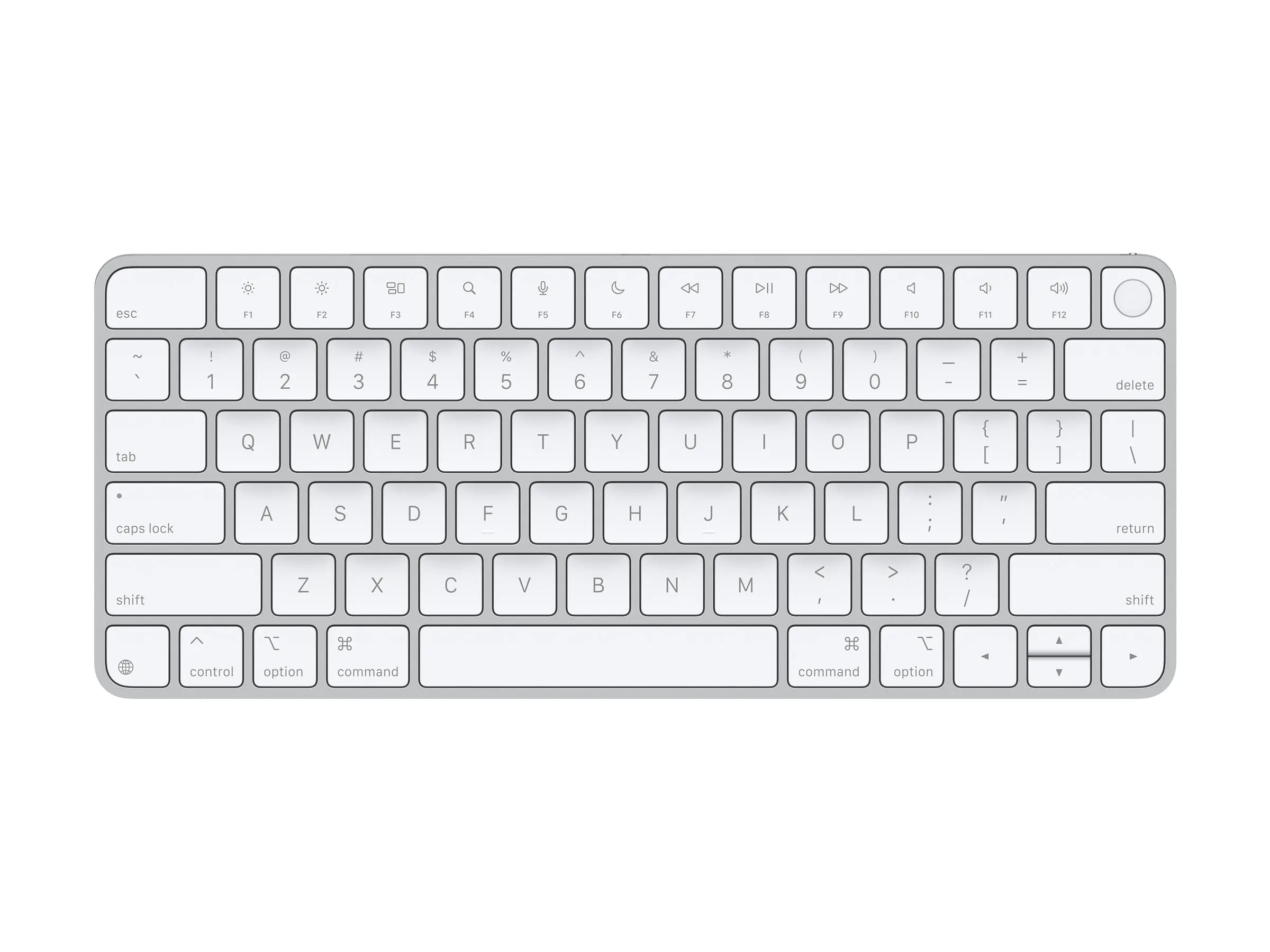 Apple Magic Keyboard with Touch ID - Tastatur - USB-C - kabellos - Bluetooth - QWERTY - USA