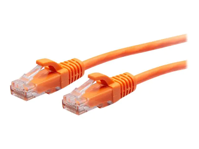 C2G 7ft (2.1m) Cat6a Snagless Unshielded (UTP) Slim Ethernet Network Patch Cable - Orange - Patch-Kabel - RJ-45 (M) zu RJ-45 (M) - 2.1 m - 4.8 mm - UTP - CAT 6a - geformt, ohne Haken - orange