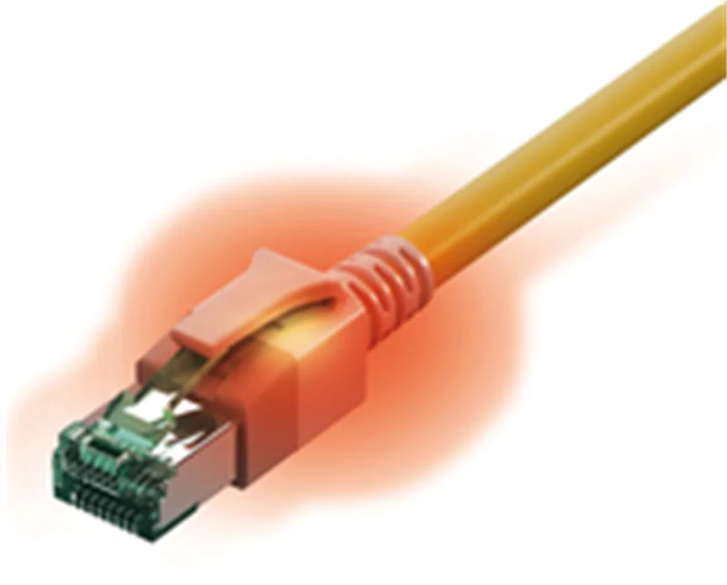 EasyLan ZVK CS1OYADAD0030 KupferPatchkabel Kat6A LED Kat 6a gesch.gelb 3 - Kabel - Netzwerk