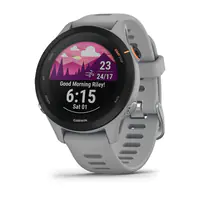 Garmin Forerunner 255S - Sportuhr mit Riemen - Silikon - Handgelenkgröße: 110-175 mm - Anzeige 2.75 cm (1.1") - 4 GB - Bluetooth, ANT+ - 39 g - powder gray