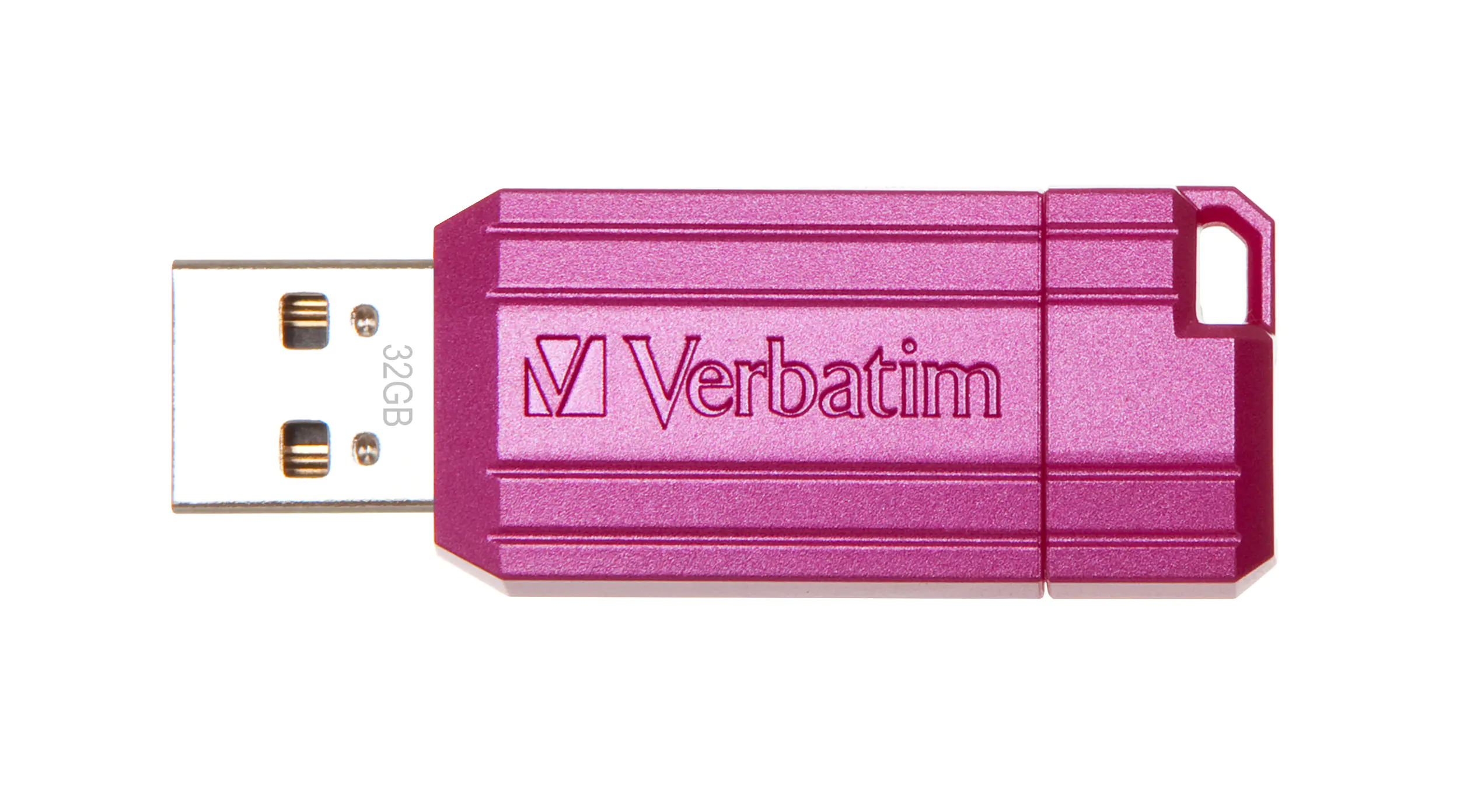 Verbatim USB Stick 32GB 49056 USB 2.0 Hot Pink Store 'n' Go Pin Stripe USB Drive