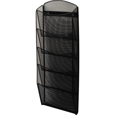 Helit H6260095, Wand-montiert, Schwarz, Netz, Stahl, 262 mm, 105 mm, 718 mm