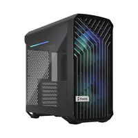 Fractal Design Torrent Compact RGB TG Light Tint - Kompaktgehäuse - E-ATX - keine Spannungsversorgung (ATX) - Schwarz - USB/Audio