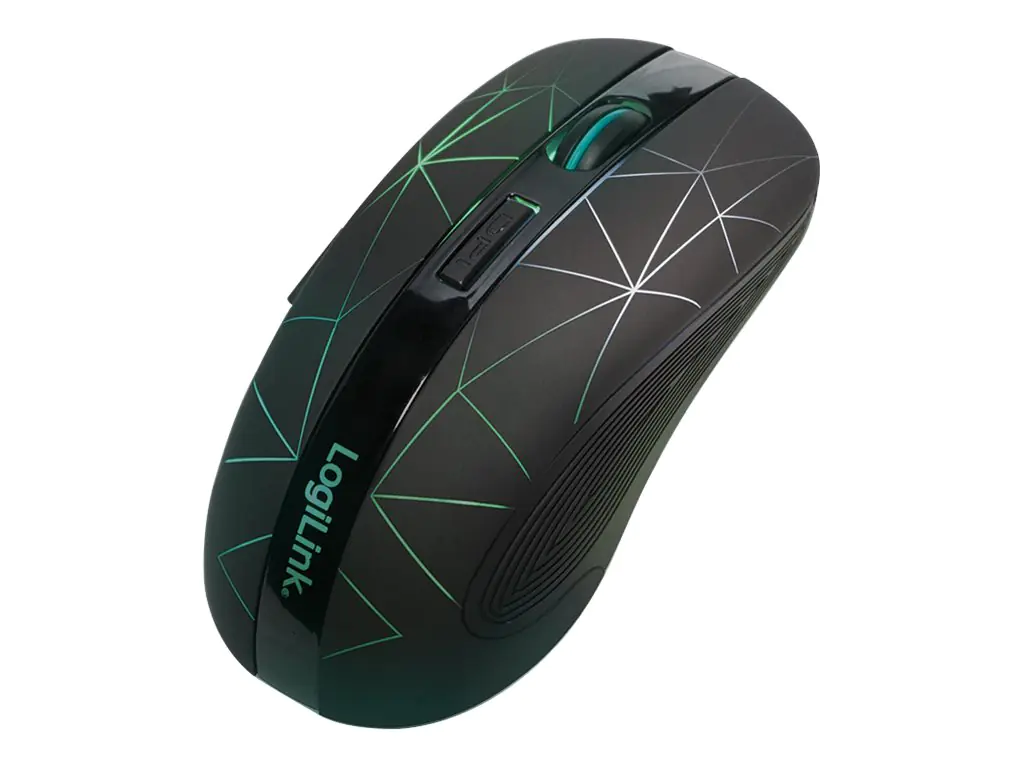 LogiLink - Maus - optisch - 5 Tasten - kabellos - 2.4 GHz - kabelloser Empfänger (USB)