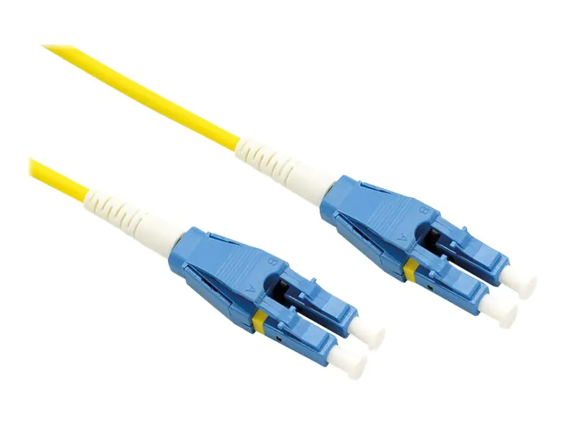 Roline - Patch-Kabel - LC Single-Modus (M) zu LC Single-Modus (M) - 0.5 m - Glasfaser - Duplex - 9/125 Mikrometer - OS2 - geschirmt, halogenfrei - Gelb