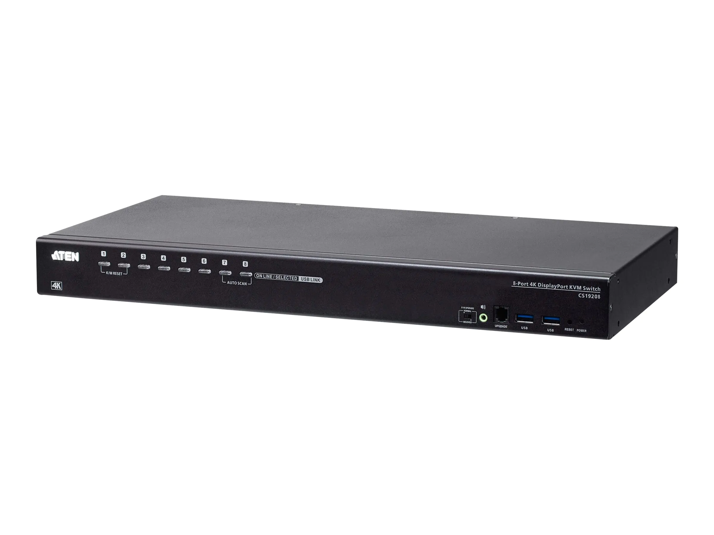 ATEN CS19208 - KVM-/Audio-/USB-Switch - 8 x KVM/Audio/USB - 1 lokaler Benutzer - Desktop, an Rack montierbar ATEN CS19208 - KVM-/Audio-/USB-Switch - 8 x KVM/Audio/USB - 1 lokaler Benutzer - Desktop, an Rack montierbar