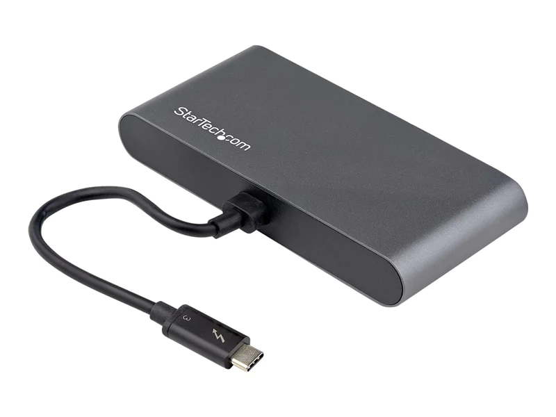 StarTech Thunderbolt 3 Mini Dock - Mobile TB3-Dockingstation mit dual Monitoren, HDMI 4K 60 Hz - GbE - Dockingstation - Thunderbolt 3 - 2 x HDMI - 1GbE