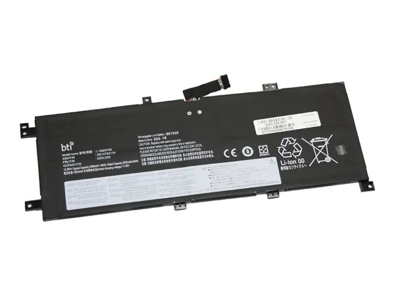 BTI Laptop-Batterie (gleichwertig mit: Lenovo 02DL030, Lenovo L18C4P90, Lenovo L18D4P90, Lenovo