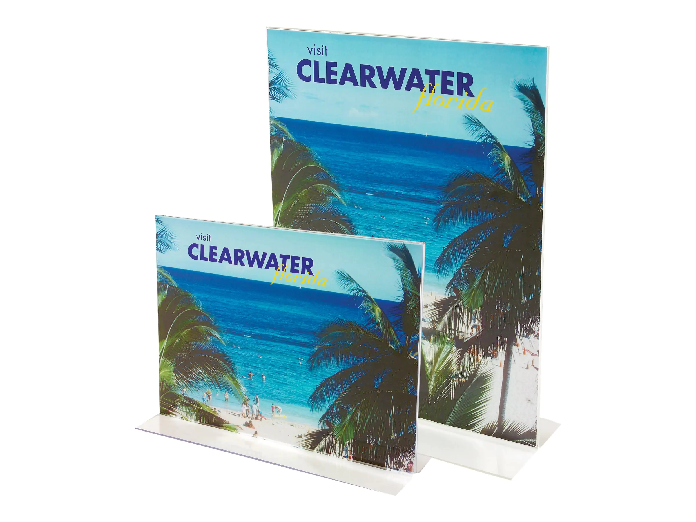 Deflecto® Tischaufsteller Classic Image® 10,8 x 15,5 x 4,5 cm (B x H x T) DIN A6 beidseitig verwendbar Polystyrol transparent