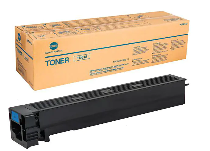 Konica Minolta TN-618 - Schwarz - Original - Tonerpatrone - für bizhub C552, C552DS, C652, C652DS Konica Minolta TN-618 - Schwarz - Original - Tonerpatrone - für bizhub C552, C552DS, C652, C652DS