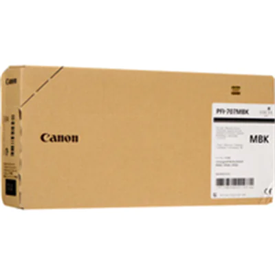 Canon PFI-707 MBK - 700 ml - mattschwarz - Original - Tintenbehälter - für imagePROGRAF iPF830, iPF830 MFP M40, iPF840, iPF840 MFP M40, iPF850, iPF850 MFP M40 Canon PFI-707 MBK - 700 ml - mattschwarz - Original - Tintenbehälter - für imagePROGRAF iPF830, iPF830 MFP M40, iPF840, iPF840 MFP M40, iPF850, iPF850 MFP M40