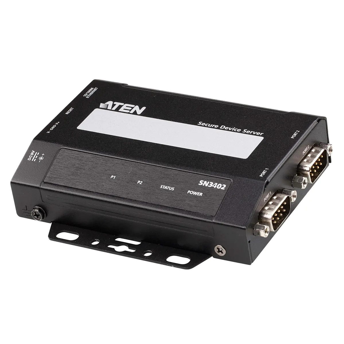 ATEN SN3402 - Geräteserver - 2 Anschlüsse - 100Mb LAN, RS-232, RS-422, RS-485