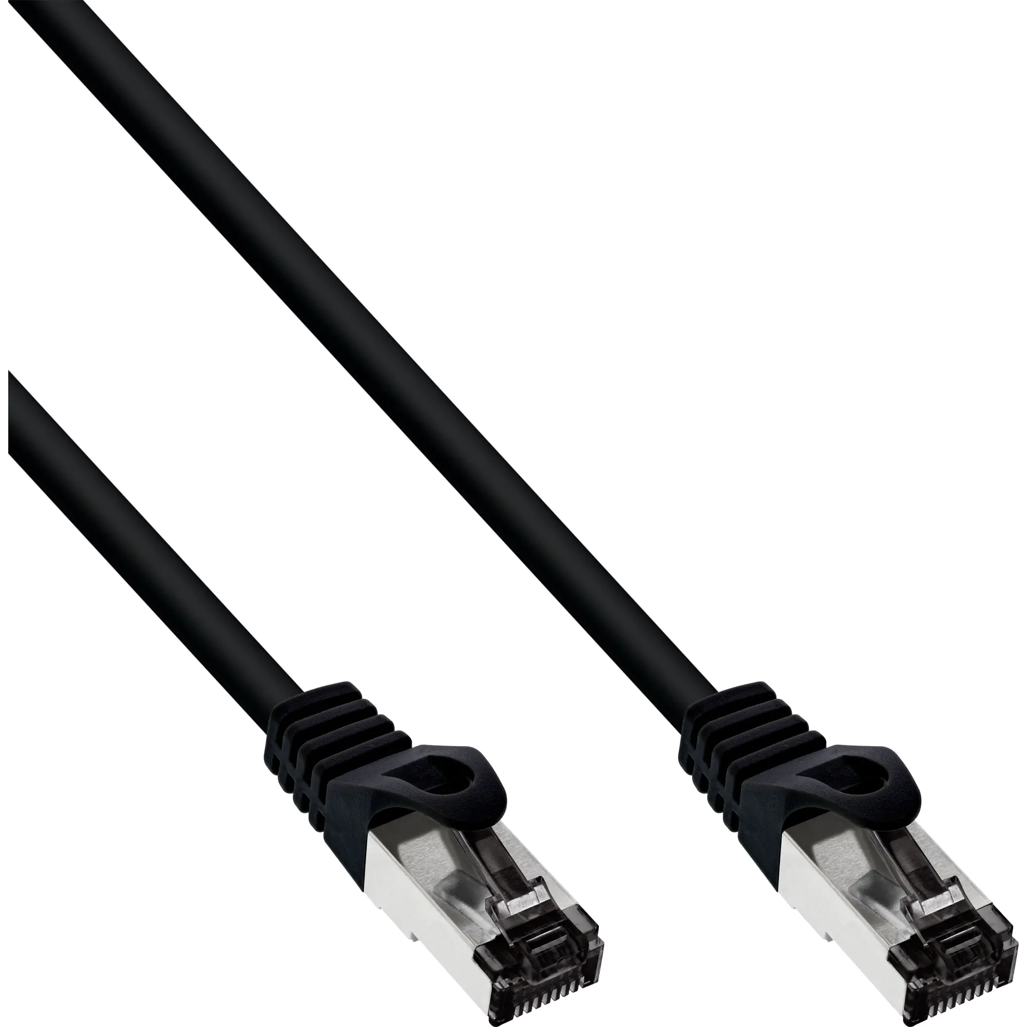 InLine - Patch-Kabel - RJ-45 (M) zu RJ-45 (M) - 10 m - SFTP, PiMF - CAT 8.1 - halogenfrei, rund - Schwarz InLine - Patch-Kabel - RJ-45 (M) zu RJ-45 (M) - 10 m - SFTP, PiMF - CAT 8.1 - halogenfrei, rund - Schwarz
