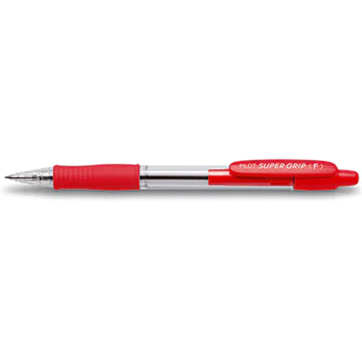 PILOT Kugelschreiber Super Grip F 2028002 Druckmechanik Mine rot