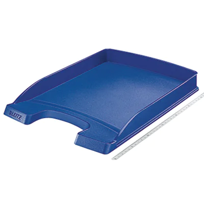 Leitz Briefablage Flach Plus 52370035 DIN A4 stapelbar PS bl Leitz Briefablage Flach Plus 52370035 DIN A4 stapelbar PS bl