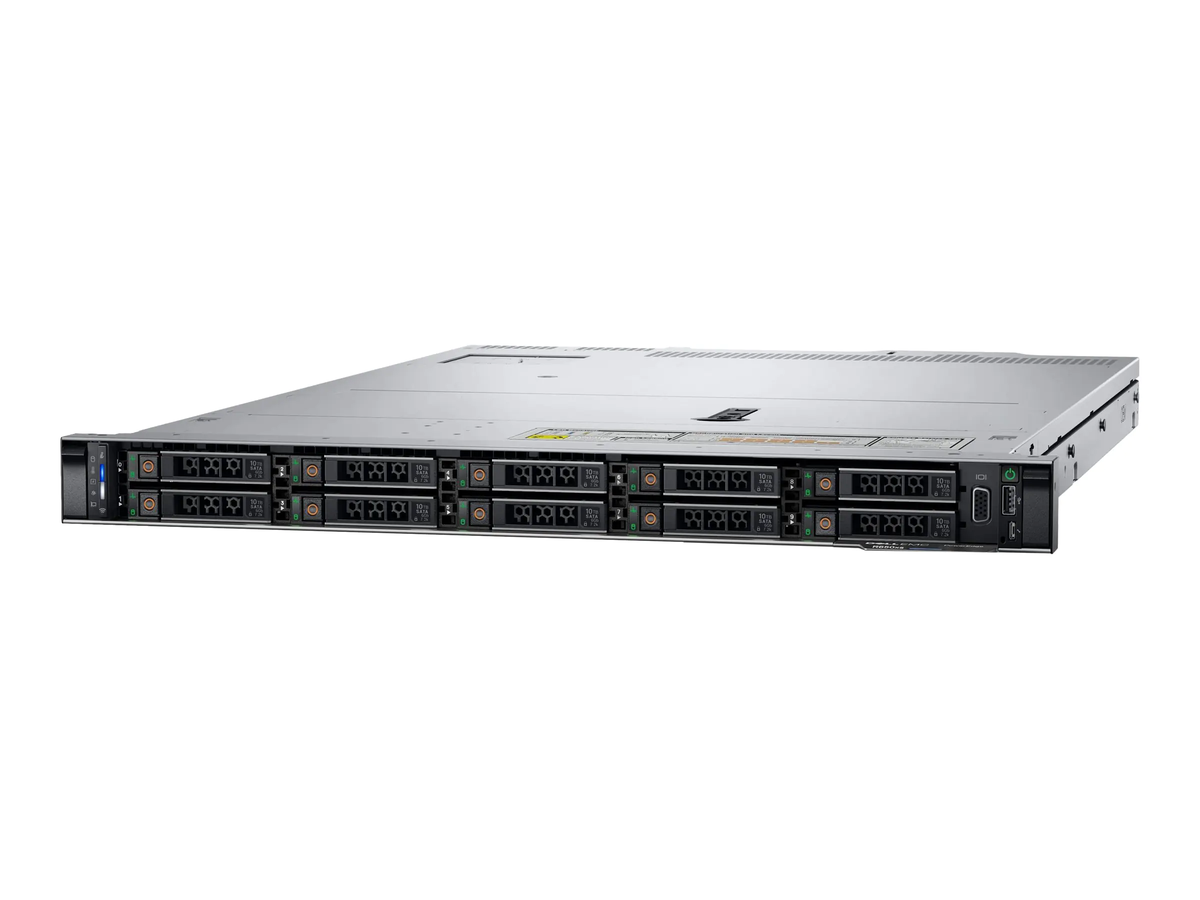 Dell PowerEdge R650xs - Server - Rack-Montage - 1U - zweiweg - 1 x Xeon Gold 5318Y / 2.1 GHz - RAM 32 GB - SAS - Hot-Swap 6.4 cm (2.5") Schacht/Schächte - SSD 480 GB - keine Grafiken - 1GbE - kein Betriebssystem - Monitor: keiner - Schwarz - BTP - mit 3 J