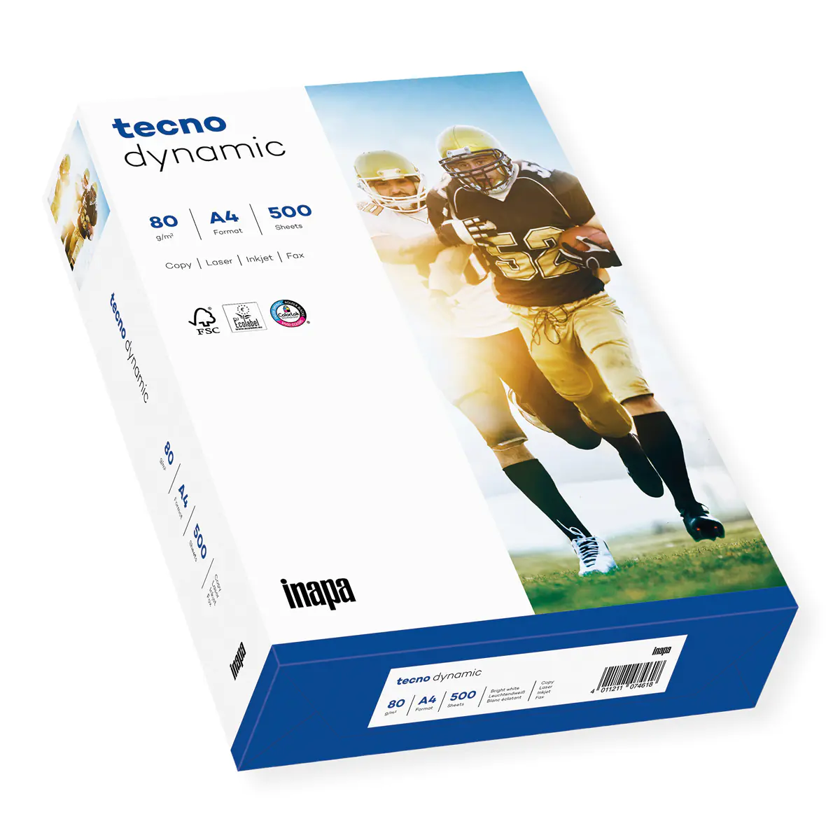 Inapa Kopierpapier weiß A4 80g Dynamic tecno Packung - Normal/Kopierpapier - 80 - 80 g/m? - 80 g/m² - A4 2100011483