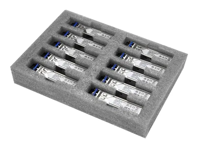 StarTech Gigabit LWL SFP Transceiver Modul - HP J4859C kompatibel - SM/MM LC mit DDM - 10km / 550m - 1000Base-LX - 10er Pack - SFP (Mini-GBIC)-Transceiver-Modul (gleichwertig mit: HP J4859C) - GigE - 1000Base-LX - LC - bis zu 10 km - 1310 nm (Packung mit