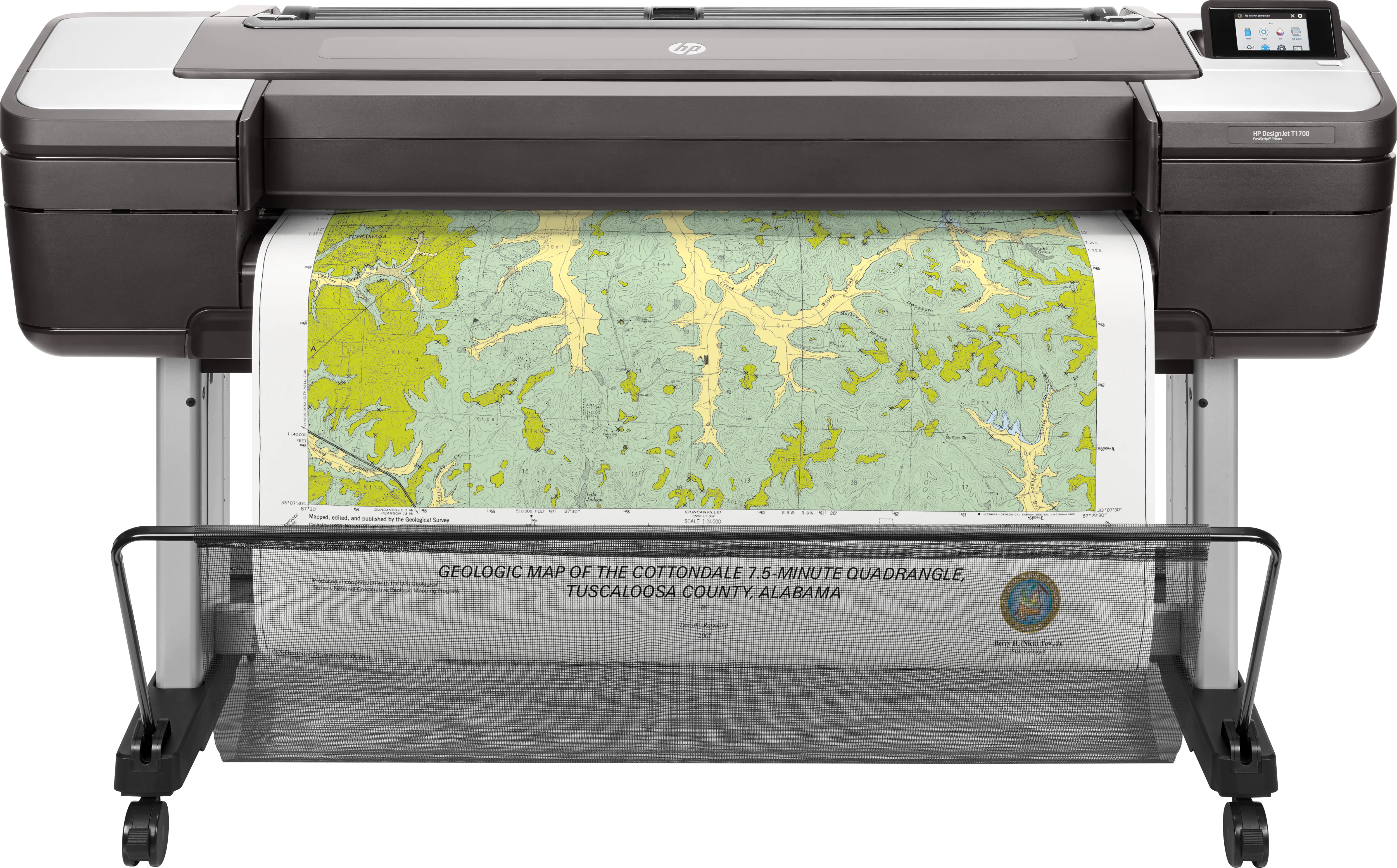 HP DesignJet T1700 - 1118 mm (44") Großformatdrucker - Farbe - Tintenstrahl - 1118 x 1676 mm - 2400 x 1200 dpi - bis zu 0.55 Min./Seite - Gigabit LAN, USB-Host - cutter HP DesignJet T1700 - 1118 mm (44") Großformatdrucker - Farbe - Tintenstrahl - 1118 x 1676 mm - 2400 x 1200 dpi - bis zu 0.55 Min./Seite - Gigabit LAN, USB-Host - cutter