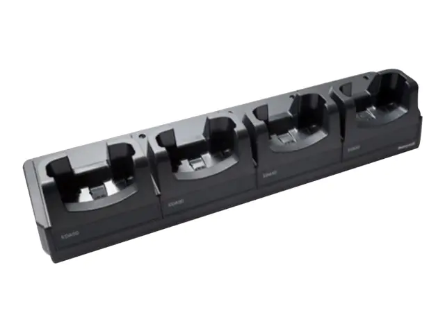Honeywell Quad Bay Charging Base - Batterieladegerät - Ausgangsanschlüsse: 4 - Europa - für ScanPal EDA50, EDA51