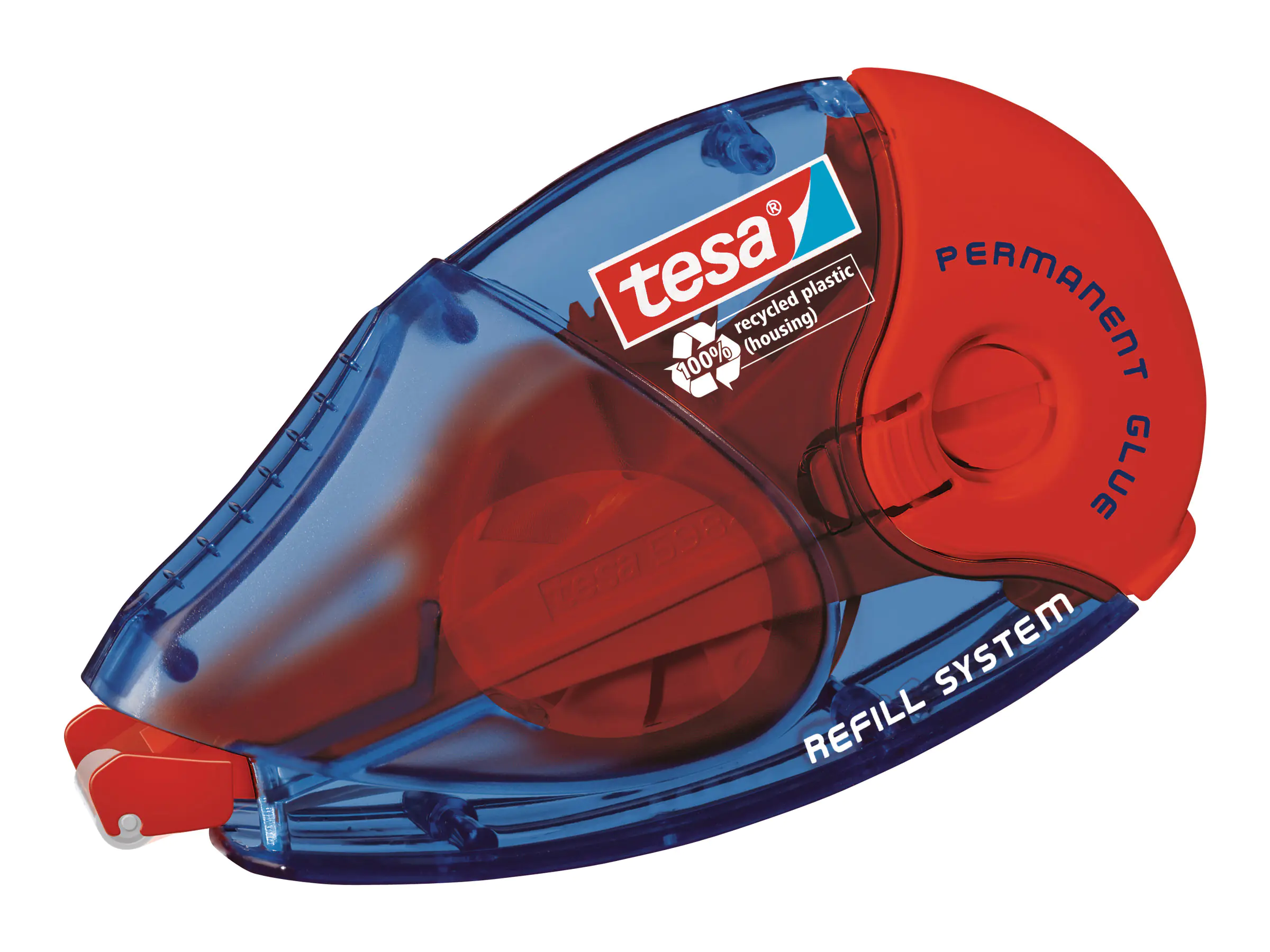 Tesa Kleberoller - 8.4 mm x 14 m - Rot - Dauerhaft 59100-00005