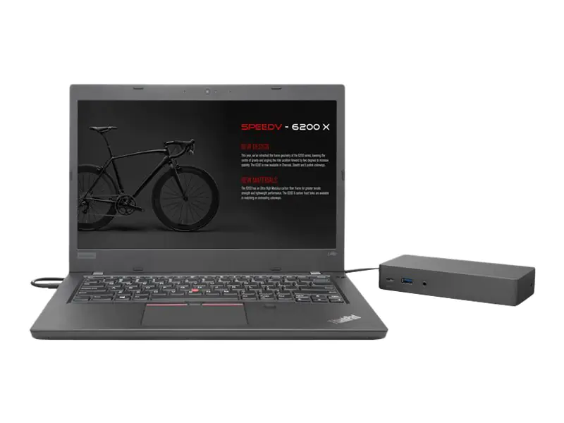 Lenovo Thunderbolt 3 Essential Dock - Port Replicator - Thunderbolt 3 - HDMI, DP - 1GbE - 135 Watt