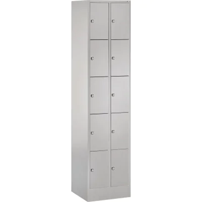 C+P Fächerschrank 8070020S10000 auf Sockel 10Fächer lgr/lgr