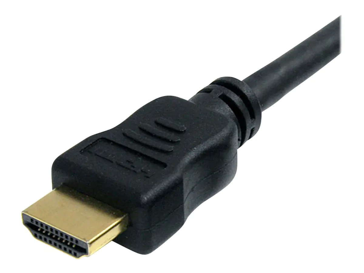 StarTech High-Speed-HDMI-Kabel mit Ethernet 1m (Stecker/Stecker) - Ultra HD 4k HDMI Kabel mit vergoldeten Kontakten - HDMI-Kabel mit Ethernet - HDMI männlich zu HDMI männlich - 1 m - Schwarz