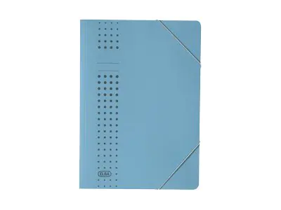 ELBA Eckspanner chic 400010053 DIN A4 150Bl. Karton blau