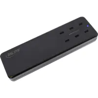 InLine Multiport Netzteil - Ladegerät - 6x USB Typ-C - PD 3.0 - GaN - schwarz - Indoor - AC - 20