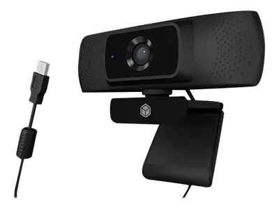 ICY BOX IB-CAM301-HD - Webcam - Farbe - 1920 x 1080 - 720p, 1080p - Audio - USB 2.0 - MJPEG, YUY2