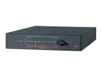 APC Service Bypass Panel - Umleitungsschalter (Rack - einbaufähig) - Wechselstrom 230 V - Ausgangsanschlüsse: 4 - 2U - 48.3 cm (19") - Schwarz - für Symmetra 4KVA, 6kVA