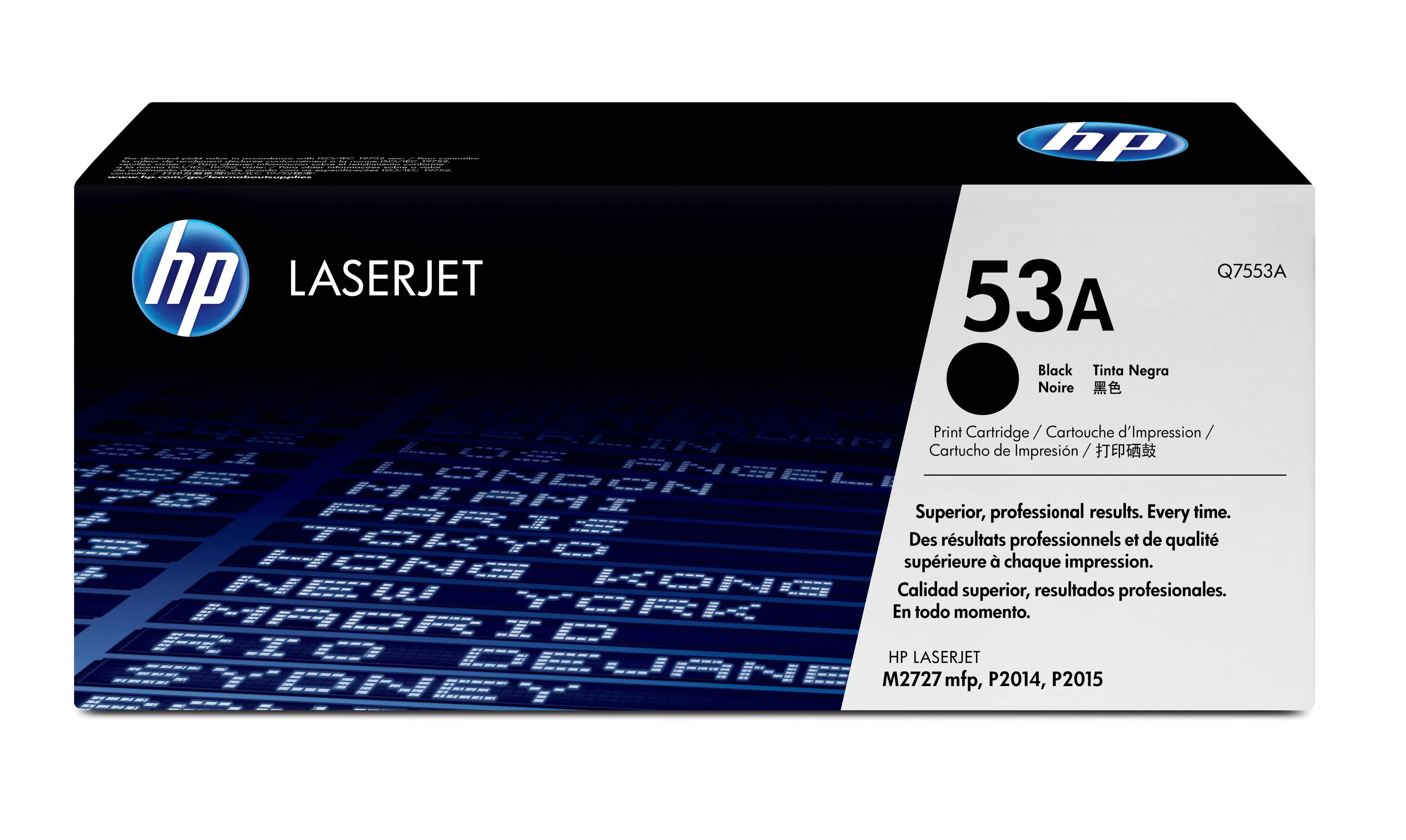 HP 53A - Schwarz - Original - LaserJet - Tonerpatrone (Q7553A) - für LaserJet M2727nf MFP, M2727nfs MFP, P2014, P2014n, P2015, P2015d, P2015dn, P2015n, P2015x HP 53A - Schwarz - Original - LaserJet - Tonerpatrone (Q7553A) - für LaserJet M2727nf MFP, M2727nfs MFP, P2014, P2014n, P2015, P2015d, P2015dn, P2015n, P2015x