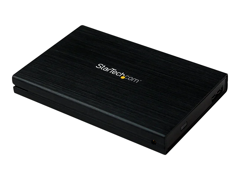 StarTech Externes 2,5 SATA III 6 GB/s SSD USB 3.0 SuperSpeed Festplattengehäuse mit UASP - 2,5 Zoll (6,4cm) HDD Gehäuse aus Aluminium - Speichergehäuse - 2.5" (6.4 cm) - SATA 6Gb/s - USB 3.0 - Schwarz - für P/N: HB30C1A1CPD, HB30C3AGEPD, HB30C3APDW, HB30C